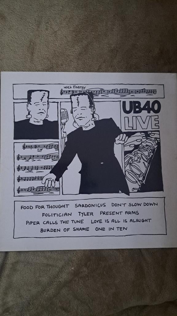 UB40 - Live LP Vinyl, Ophalen, Gebruikt, 12 inch