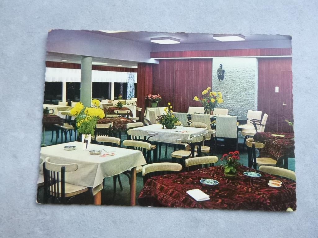Hoevelaken, cafe restaurant Kruispunt/interieur cafezaal, Ophalen of Verzenden, 1980 tot heden, Ongelopen, Noord-Brabant