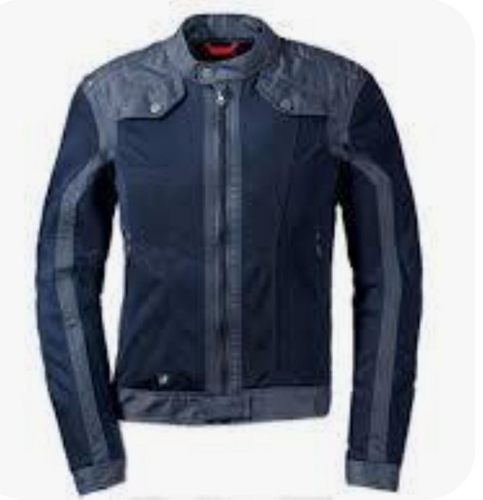 Zgan zomer motorjas/ doorwaai jas (speciale ventilatiestof), Motoren, Ophalen of Verzenden, Tweedehands, Jas | textiel