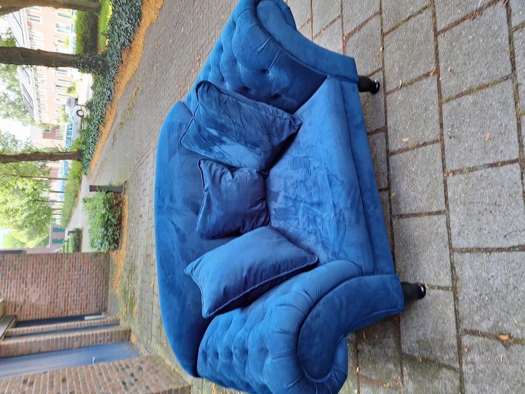 Te koop  zitbank  anderhalve zits loveseat in prijs verlaagd, Ophalen, Tweepersoons, 75 tot 100 cm, Zo goed als nieuw