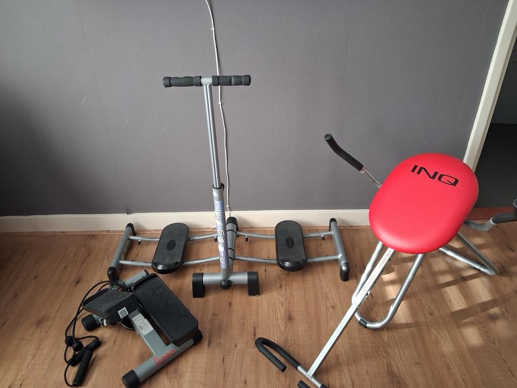 Fitness benen en buikspiertrainer, Ophalen, Metaal, Buik, Stepapparaat