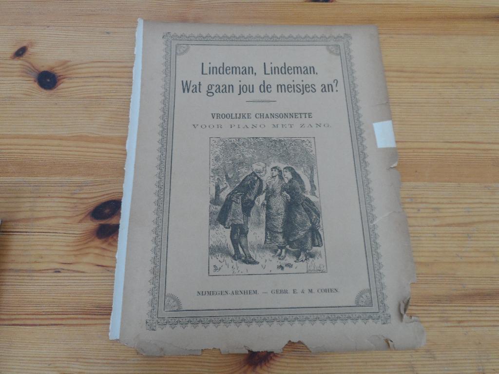 Lindeman lindeman, wat gaan jou de meisjes an, Zang, Gebruikt, Ophalen of Verzenden, Artiest of Componist