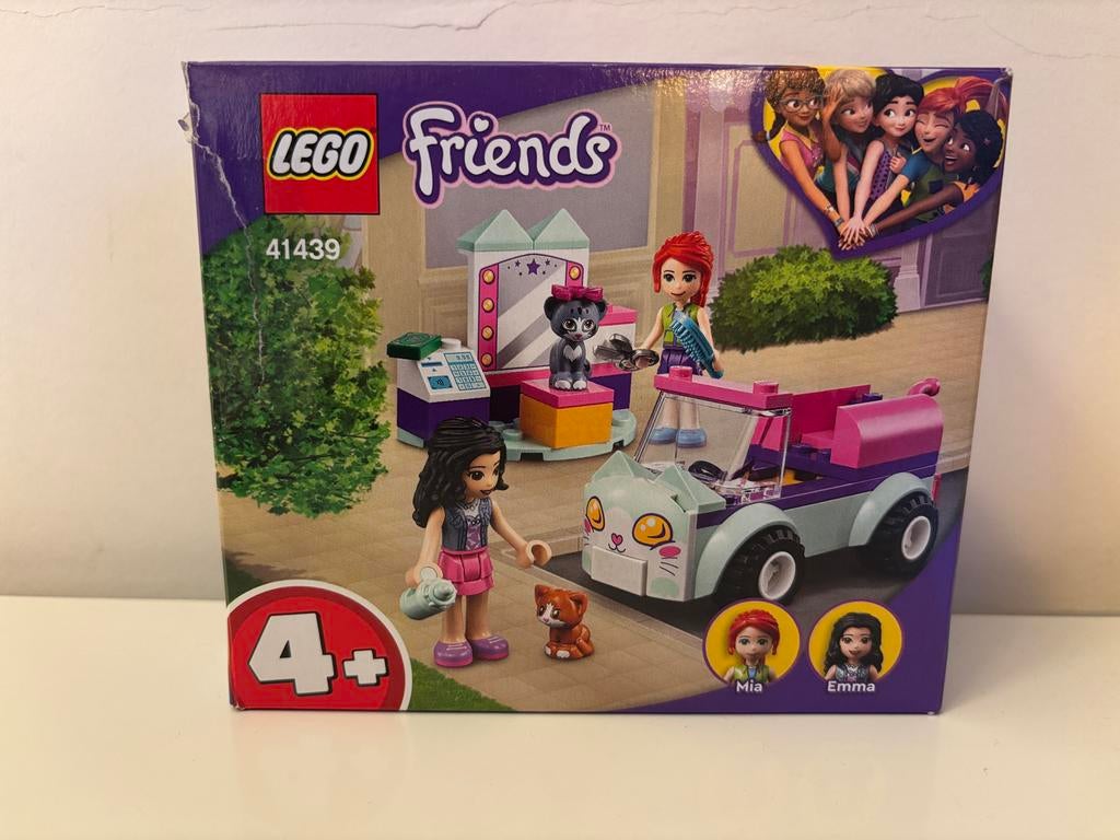 Lego Friends 41439 Kattenverzorgingsauto - met doosje, Ophalen of Verzenden, Zo goed als nieuw, Complete set, Lego