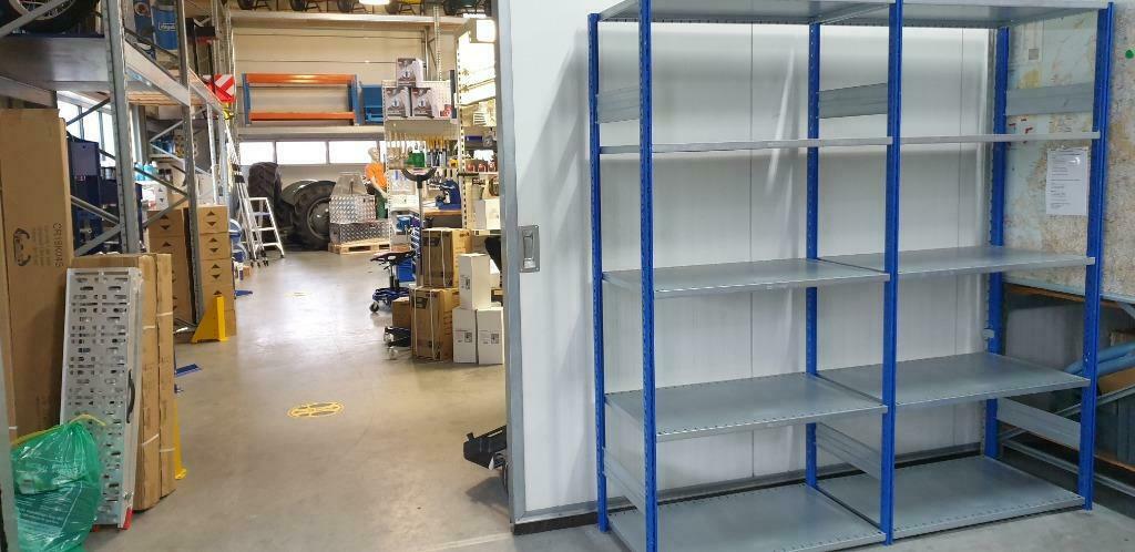 Te Koop :  Legbordstellingen z.g.a.n.  merk Schafer., Zakelijke goederen, Kantoor en Winkelinrichting | Magazijn, Stelling en Opslag