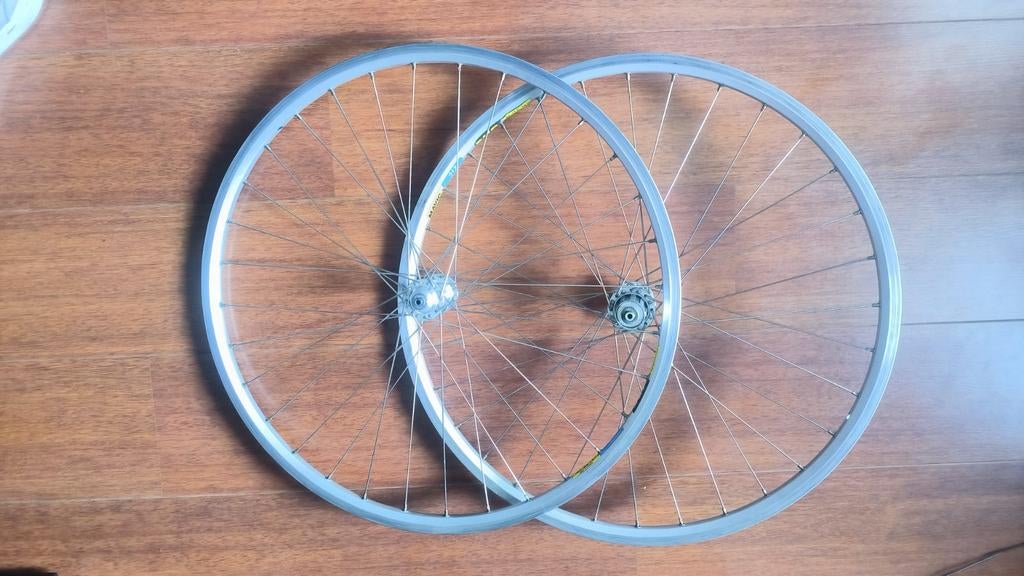 Shimano XTR M900 derailleurs Deore LX Hügi wielset, Gebruikt, Aluminium, Mountainbike, Shimano