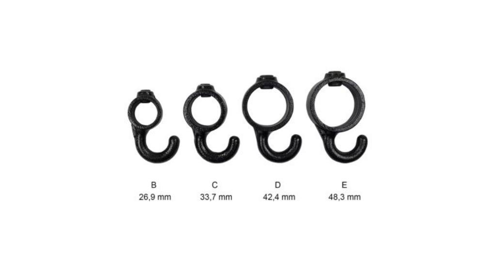 Zwarte steigerbuis 48,3, Ophalen, Nieuw, 250 mm of meer, Overige typen