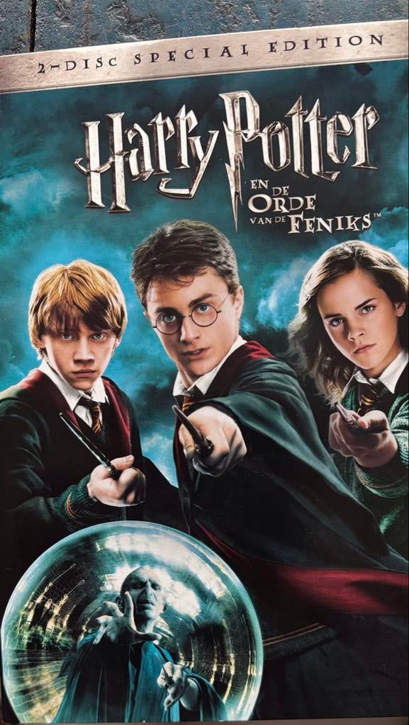 Harry Potter DVD set 5 films, Avontuur, Boxset, Vanaf 9 jaar, Ophalen of Verzenden