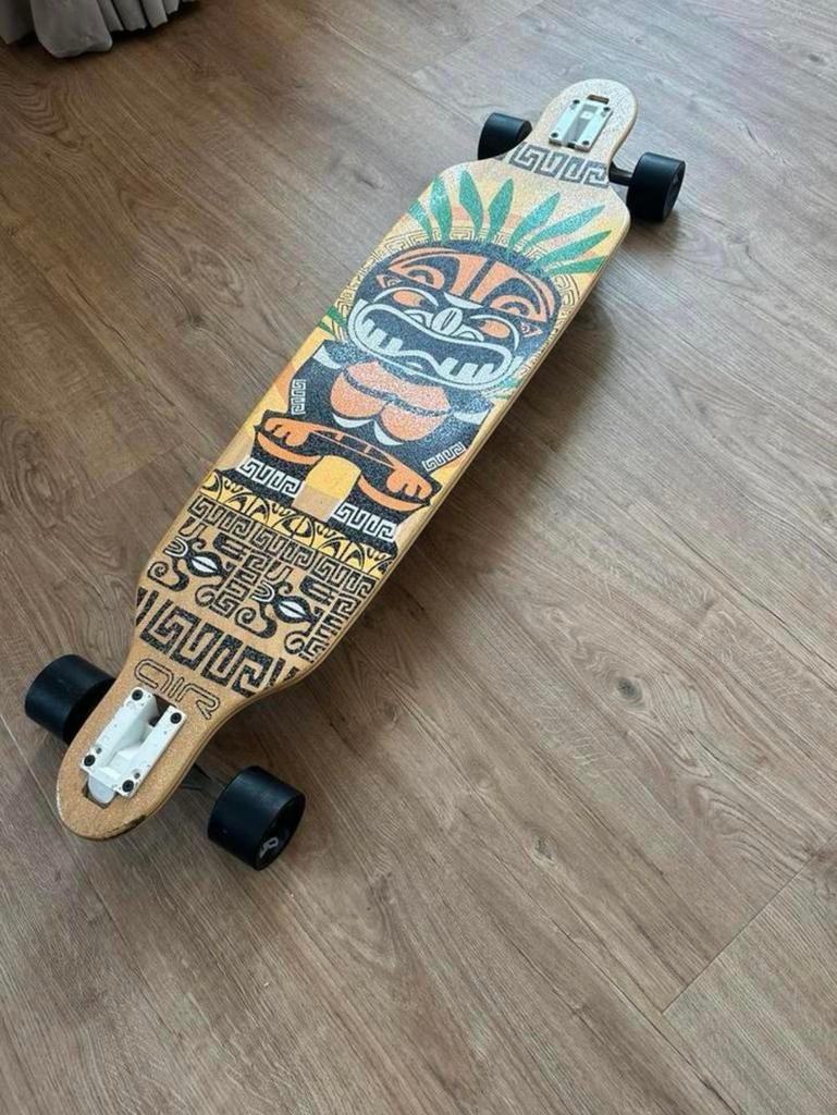 Longboard Tiki Style for Adults, Sport en Fitness, Skateboarden, Ophalen