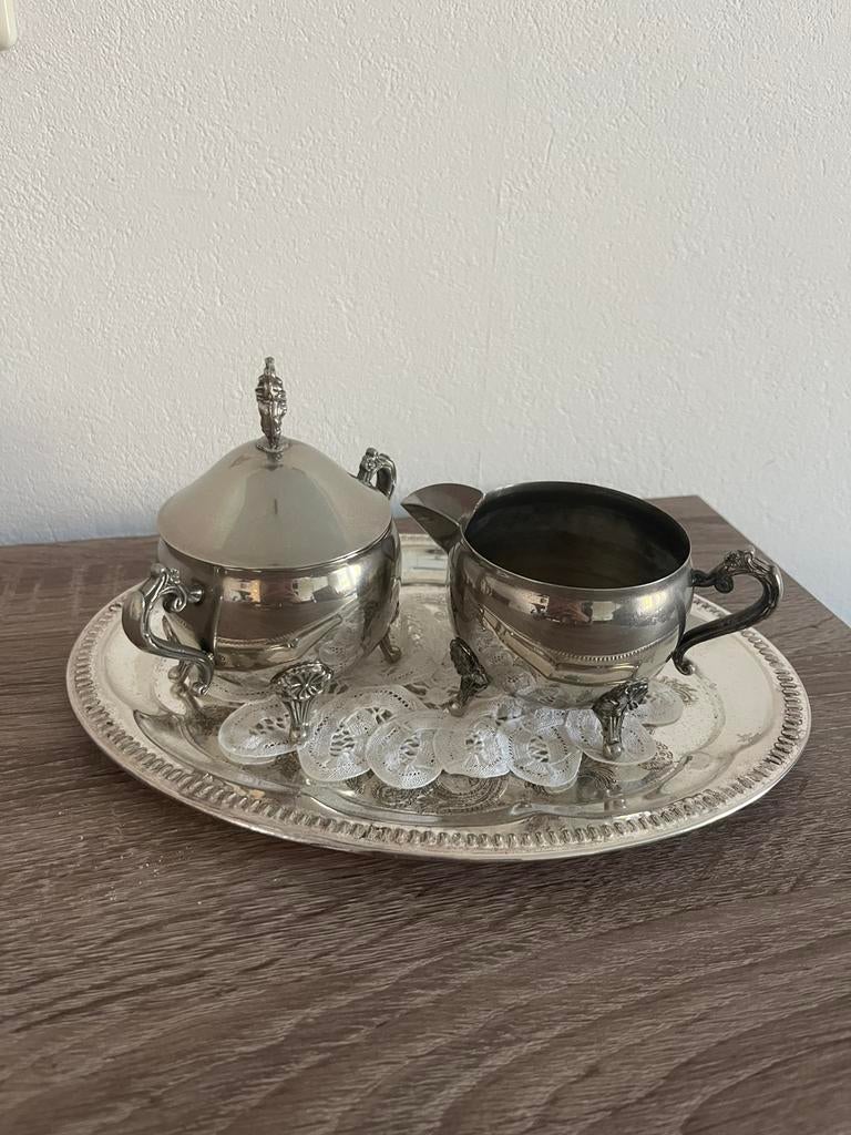 Roomstel verzilverd, Ophalen of Verzenden, Zilver