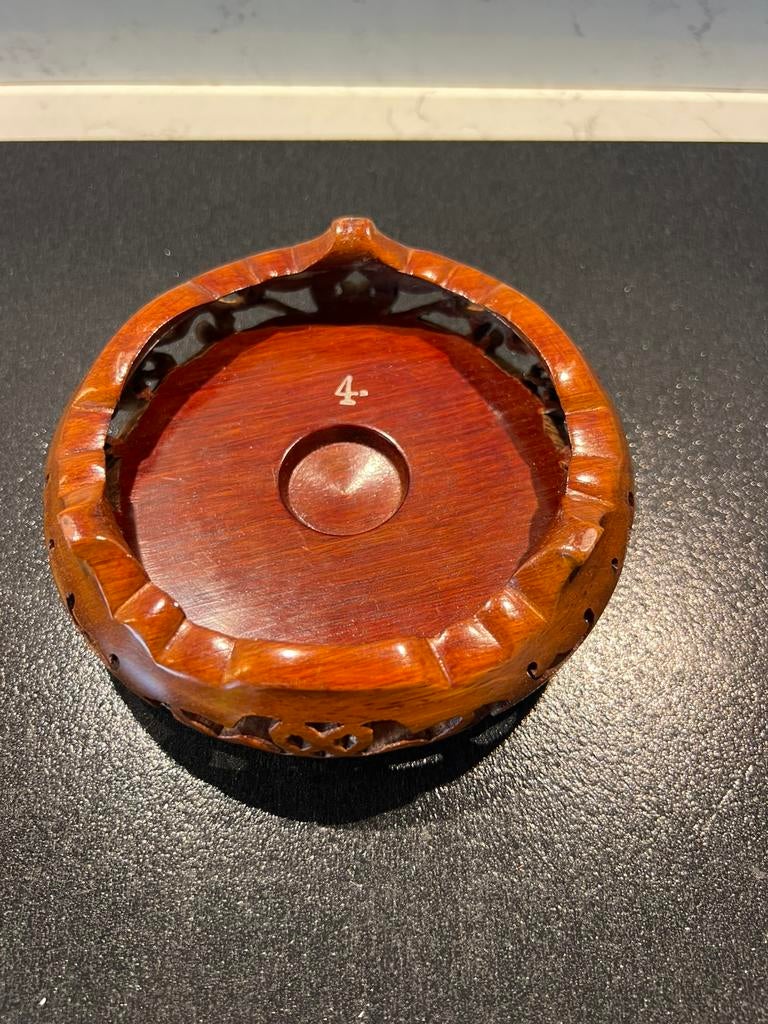 Chinese houten onderzetter., Antiek en Kunst, Ophalen of Verzenden