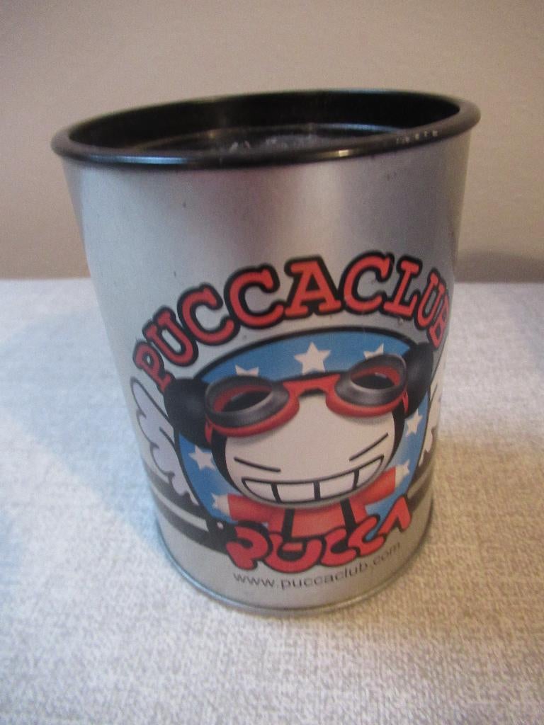 Puccaclub PUCCA spaarpot, Verzamelen, Ophalen of Verzenden, Nieuw, Metaal of Blik, Strip- of Tekenfilmfiguur