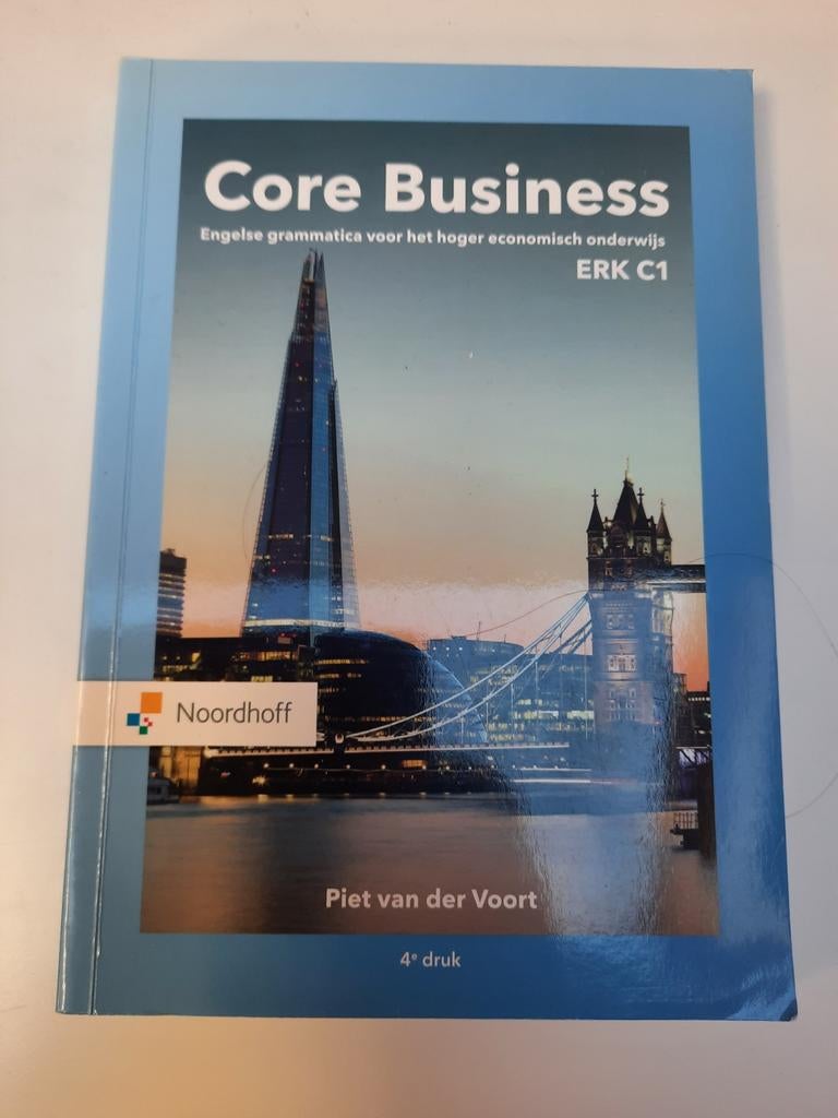 Core Business - Engels Grammatica ERK C1, Ophalen of Verzenden, Zo goed als nieuw, Piet van der Voort, Non-fictie