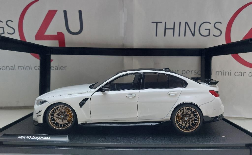 Solido 1:18 BMW M3 G80 Competition Limousine 2024 wit, Ophalen of Verzenden, Nieuw, Auto, Solido