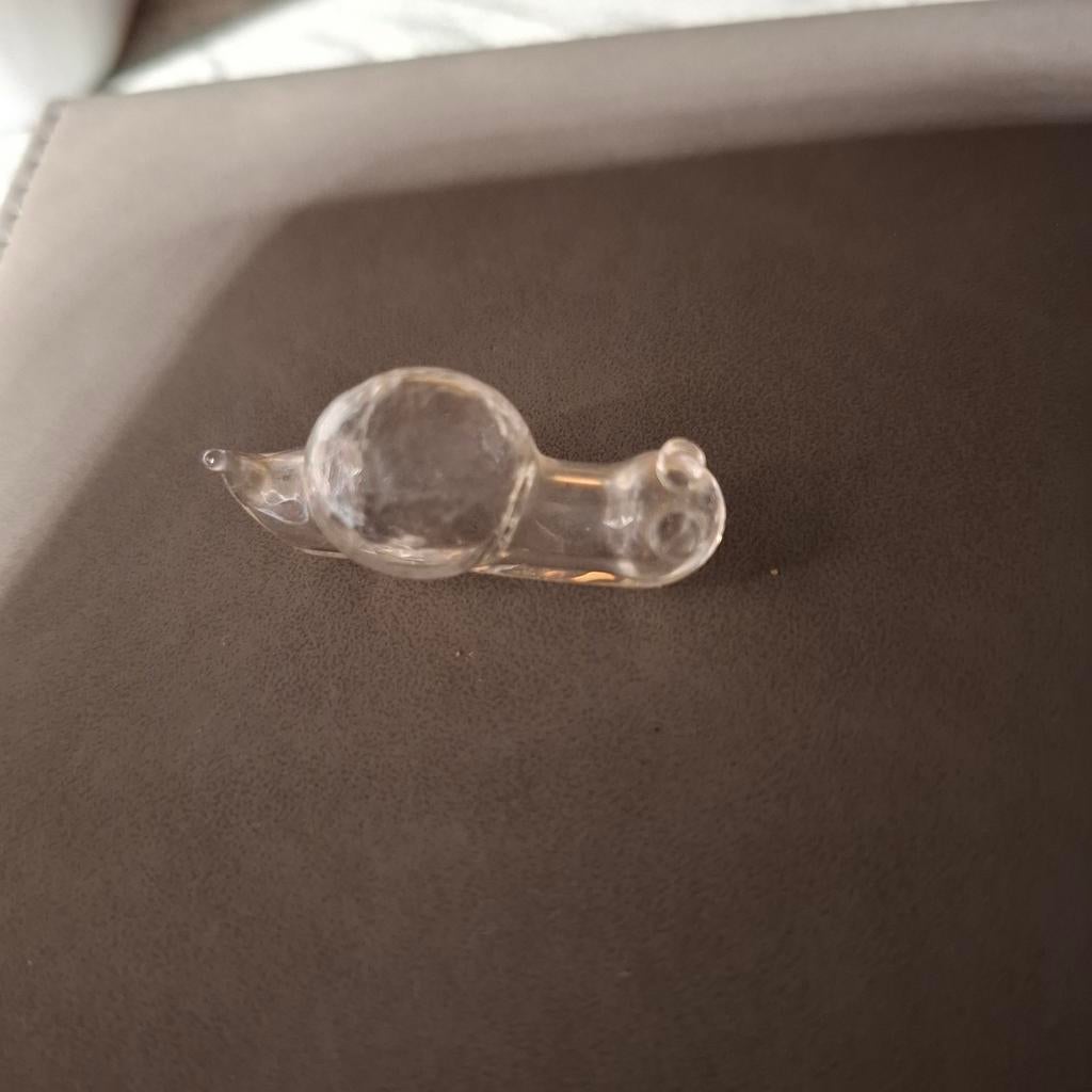 Glas geblazen slak 3 cm, Ophalen of Verzenden