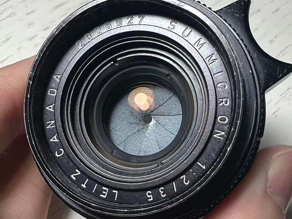 Leica summicron 35mm F2 v3, Ophalen, Groothoeklens