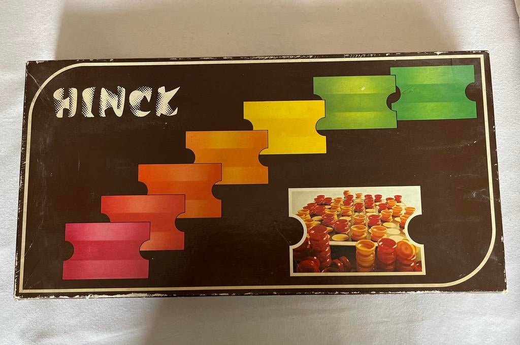 HINCK Bordspel - Vintage, Een of twee spelers, Ophalen of Verzenden, Gebruikt, Reisspel