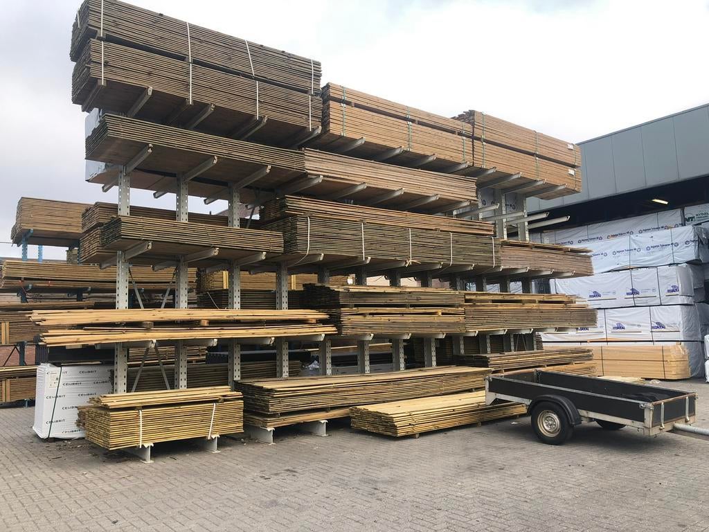 Geïmpregneerd hout ruim op voorraad!, Geïmpregneerd, 25 tot 50 mm, Grenen, Nieuw