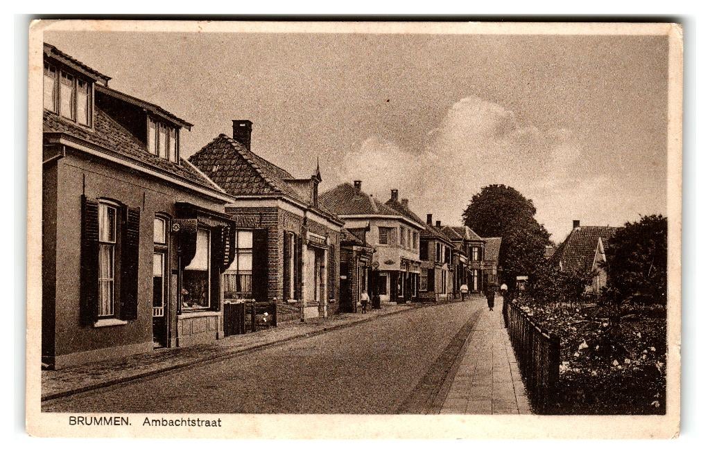 Brummen, Ambachtstraat, Ophalen of Verzenden, 1920 tot 1940, Gelopen, Gelderland