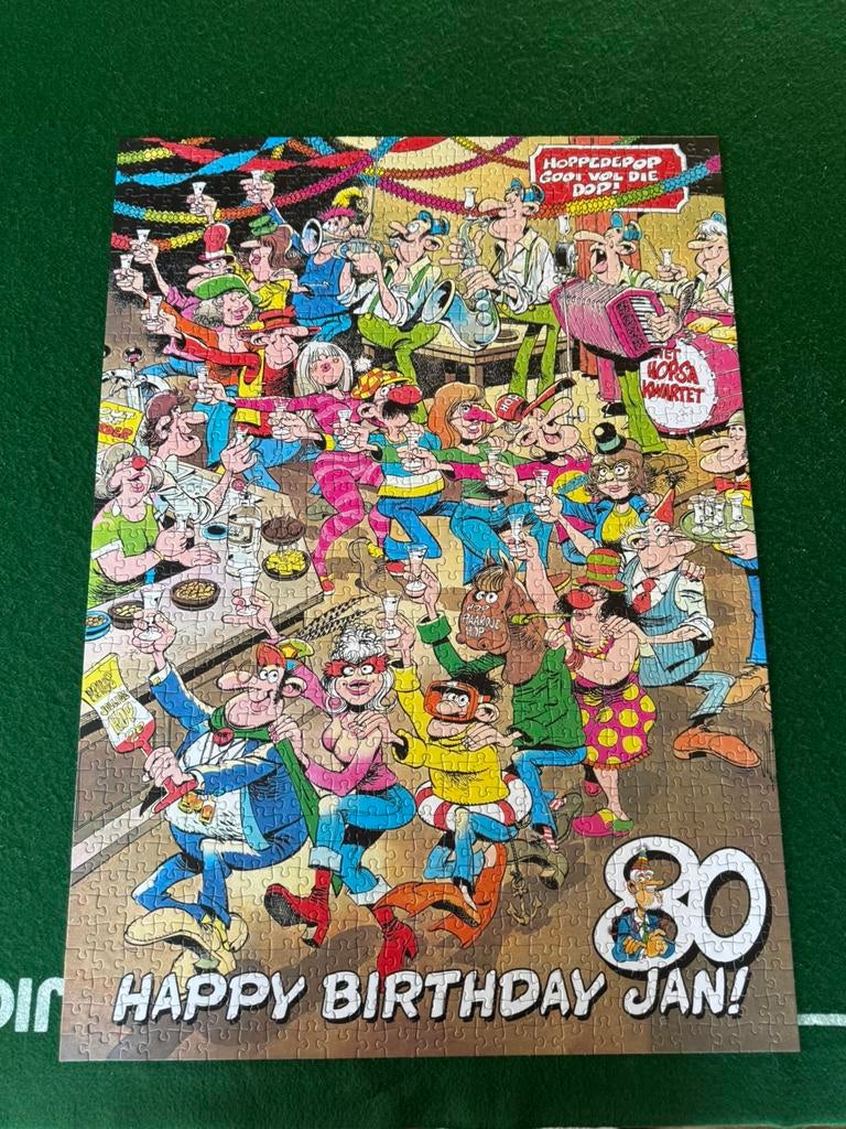 Jan van Haasteren 1000 stukjes, Ophalen of Verzenden, 500 t/m 1500 stukjes, Zo goed als nieuw