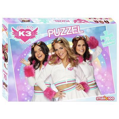 K3 Dromen puzzel 70 stukjes, ., Nieuw, ., 6 jaar of ouder