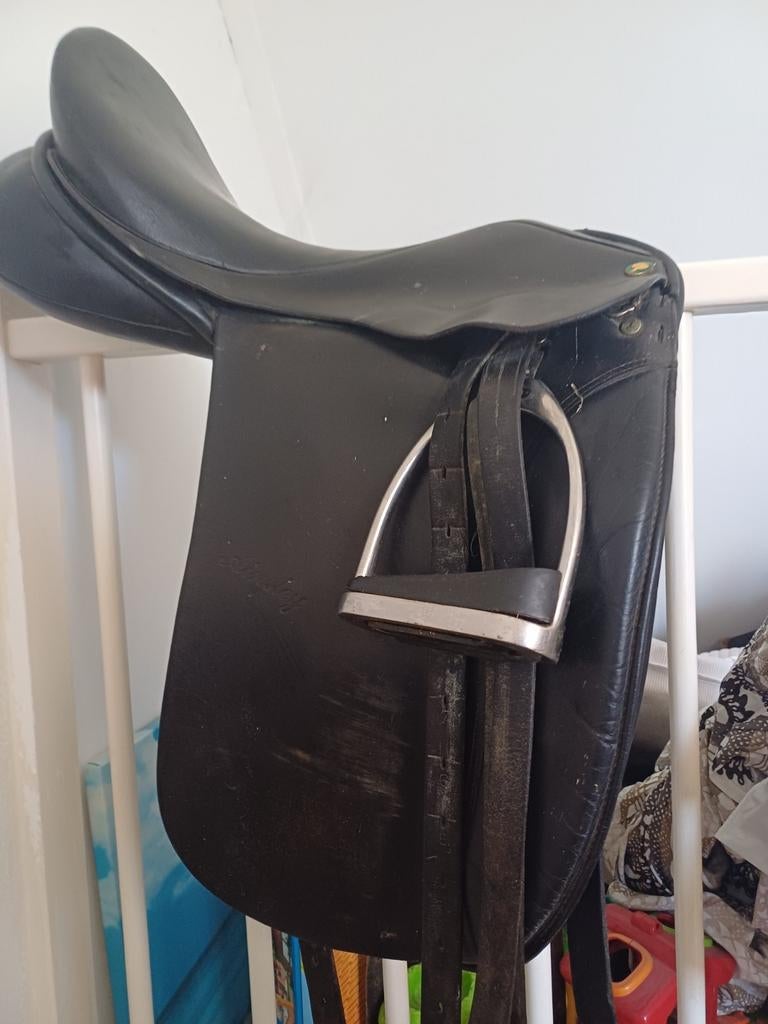 Zadel Ainsley Vancourd medium boom 18 inch, Ophalen, Zo goed als nieuw, Dressuur