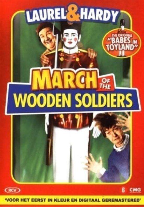 DVD LAUREL EN HARDY MARCH OF THE WOODEN SOLDIERS REMASTERED, Cd's en Dvd's, Alle leeftijden, Verzenden, Zo goed als nieuw, Overige genres