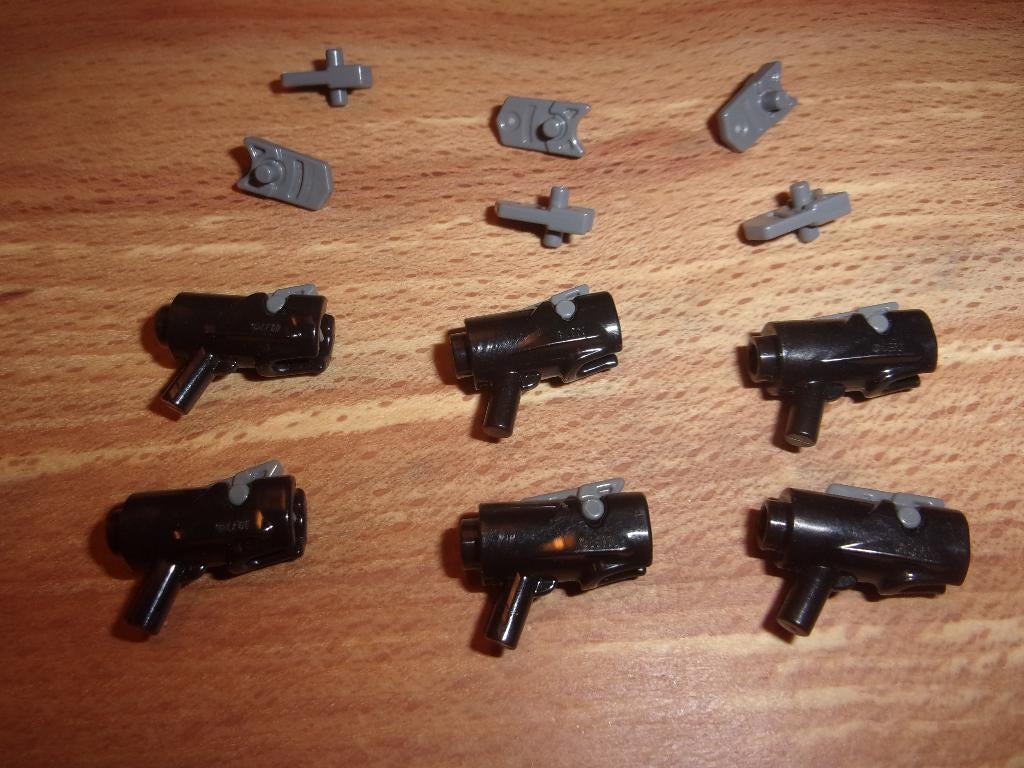 6 x Lego wapens, weapon gun , mini blaster , shooter, Ophalen of Verzenden, Gebruikt, Losse stenen, Lego
