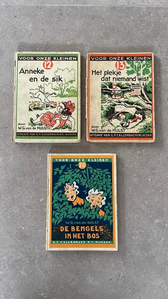 W.G. Van de Hulst oude boeken voor onze kleinen, Boeken, Ophalen of Verzenden, Gelezen, Fictie algemeen