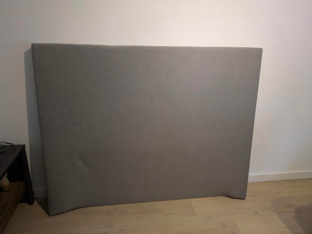 Ongebruikt Hoofdbord Bed 160cm breed - Lichtgrijs/Antraciet, Ophalen, 160 cm, Overige maten, Nieuw