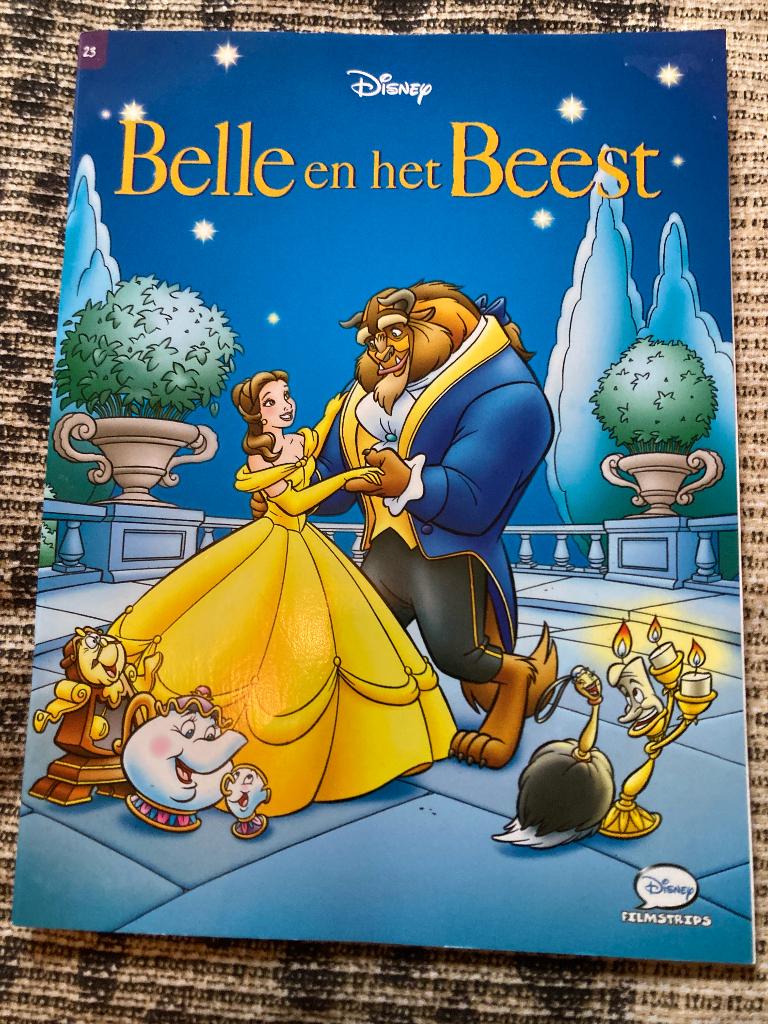 Disney stripboek beauty and the beast, Ophalen of Verzenden, Assepoester of Belle, Zo goed als nieuw, Overige typen