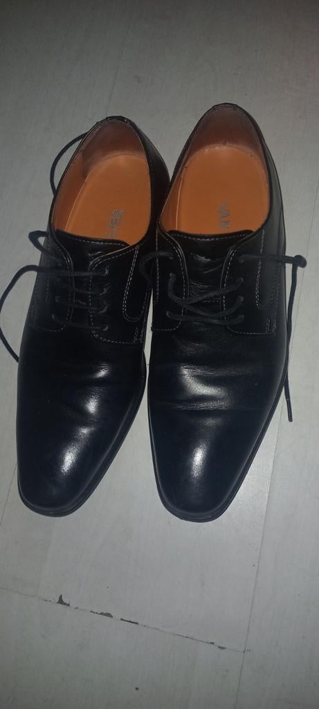 Heren schoenen merk van lier mt 6.5 in goede staat, Ophalen of Verzenden, Zo goed als nieuw, Zwart, Vanlier