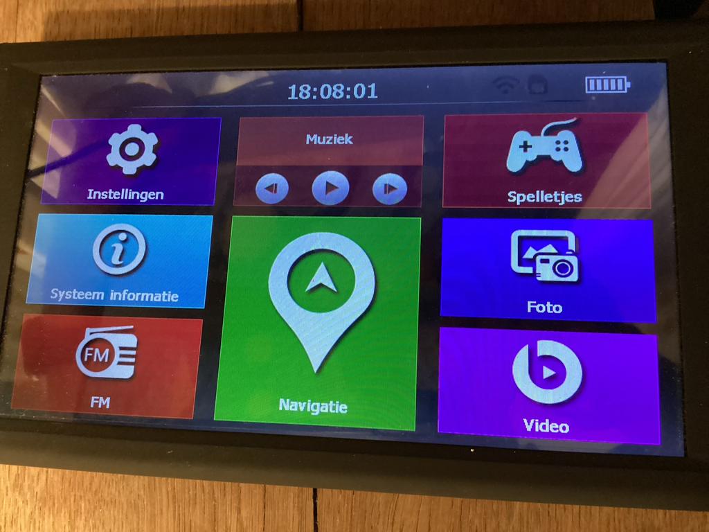 Camper navigatie met update nodig, Ophalen of Verzenden, Gebruikt
