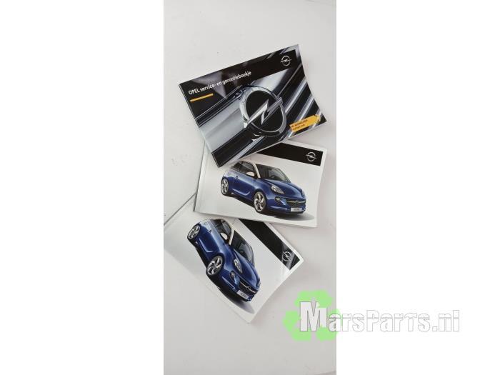 Instructie Boekje van een Opel Adam, Gebruikt, -, -, Opel