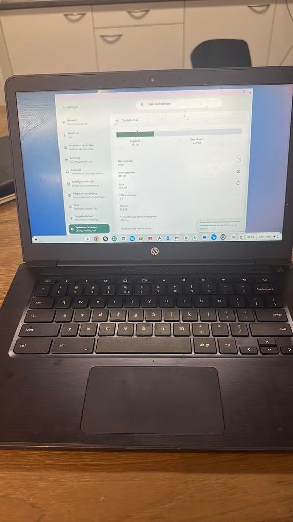 Goed werkende HP Chromebook, Computers en Software, Chromebooks, Zo goed als nieuw, 14 inch, 4 GB of minder, 64 GB, Ophalen of Verzenden