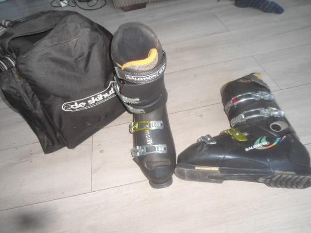 Salomon; Ski-schoenen XWave 8.0; maat 48 2/3, incl. tas, Schoenen, Zo goed als nieuw, Skiën, Minder dan 100 cm