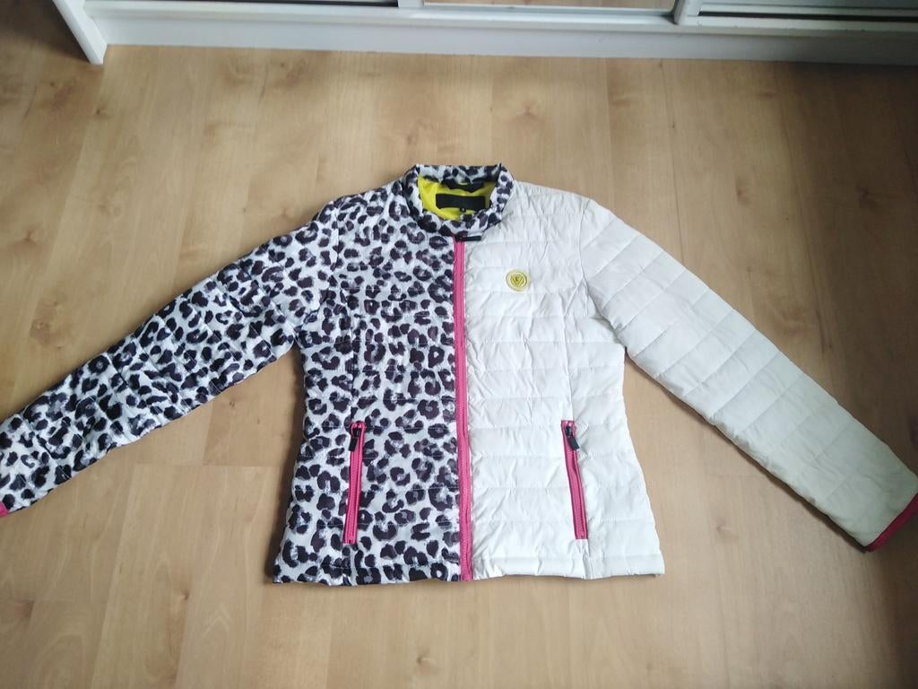 Nickelson zomerjas witpanterprint, Ophalen of Verzenden, Zo goed als nieuw, Maat 36 (S), Wit