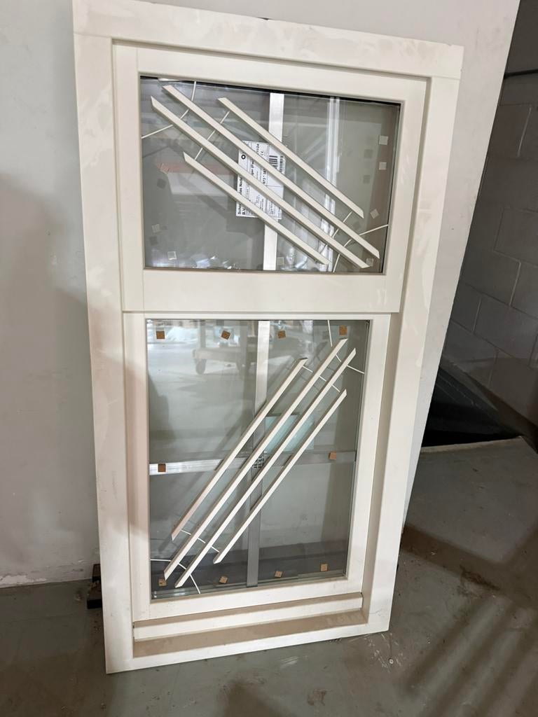 Draaikiepkozijn NIEUW schuifraam look hr**, Raamkozijn, Nieuw, Inclusief glas, 75 tot 150 cm