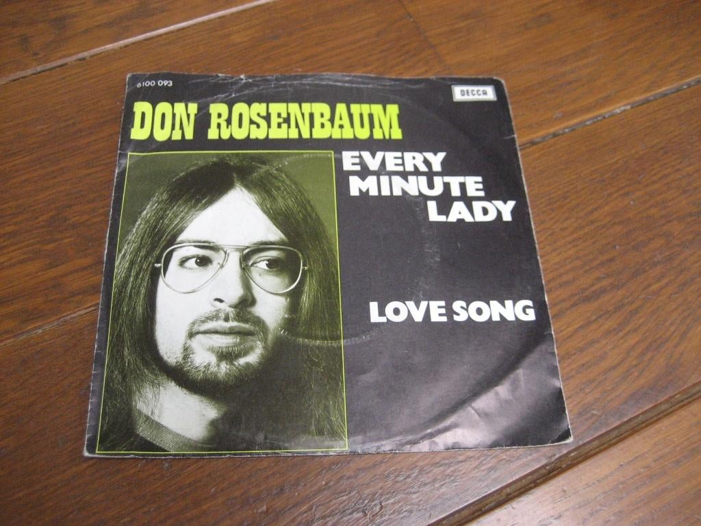 Nederbeat don rosenbaum every minute lady, Gebruikt, 7 inch, Single, Ophalen of Verzenden