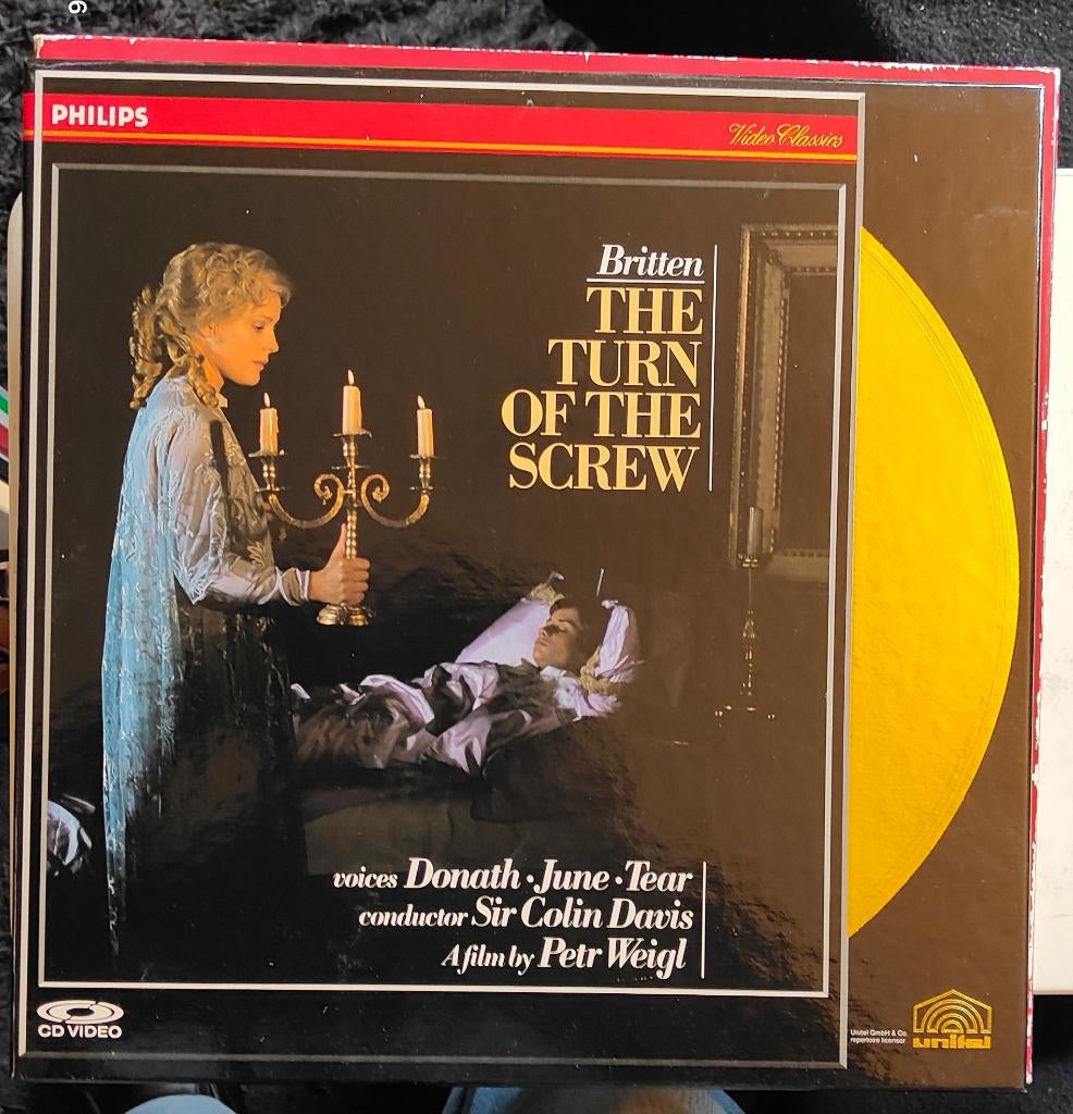 LASERDISC - THE TURN OF THE SCREW, Ophalen, Overige genres, Zo goed als nieuw, Alle leeftijden