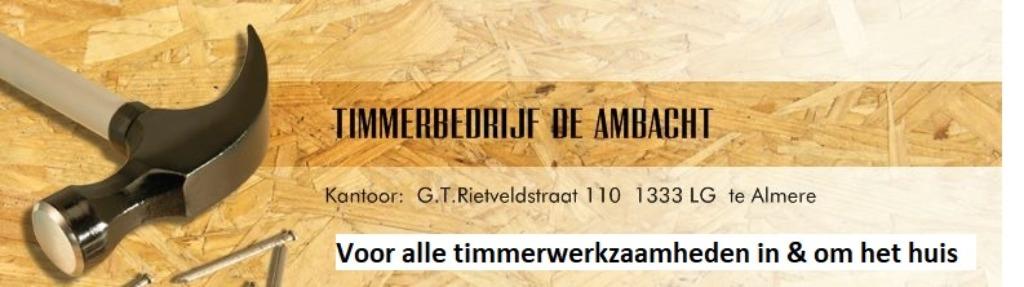 Timmerbedrijf  / Klussenbedrijf De Ambacht te Almere, Garantie