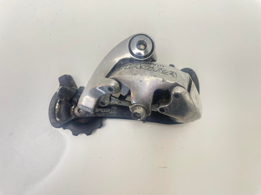 Shimano Tiagra achter derailleur 9V, Fietsen en Brommers, Fietsonderdelen, Ophalen of Verzenden, Gebruikt, Derailleur of Ketting