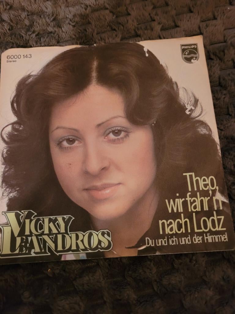 Vicky Leandros - Theo, wir fahr'n nach Lodz - Single, Ophalen of Verzenden