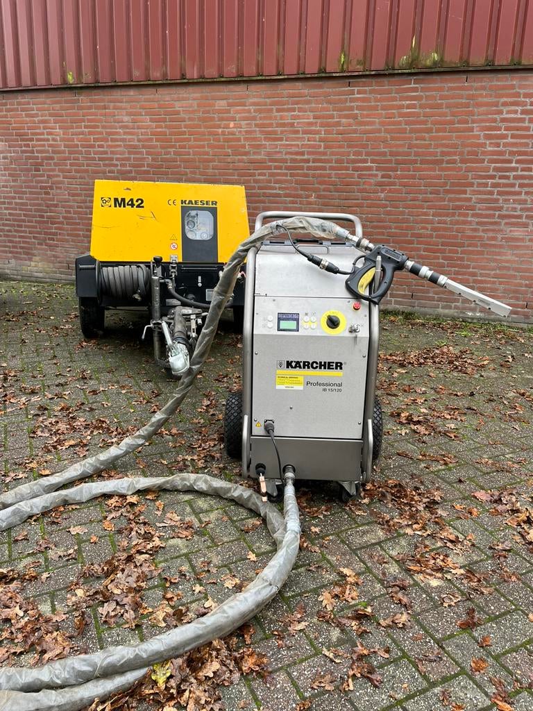 Mobiel droogijs stralen / reinigen