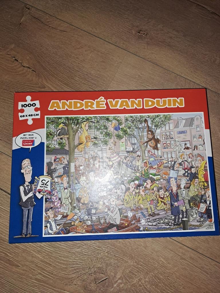 André van Duin puzzel (1000 stukjes), Ophalen of Verzenden, 500 t/m 1500 stukjes, Zo goed als nieuw, Legpuzzel