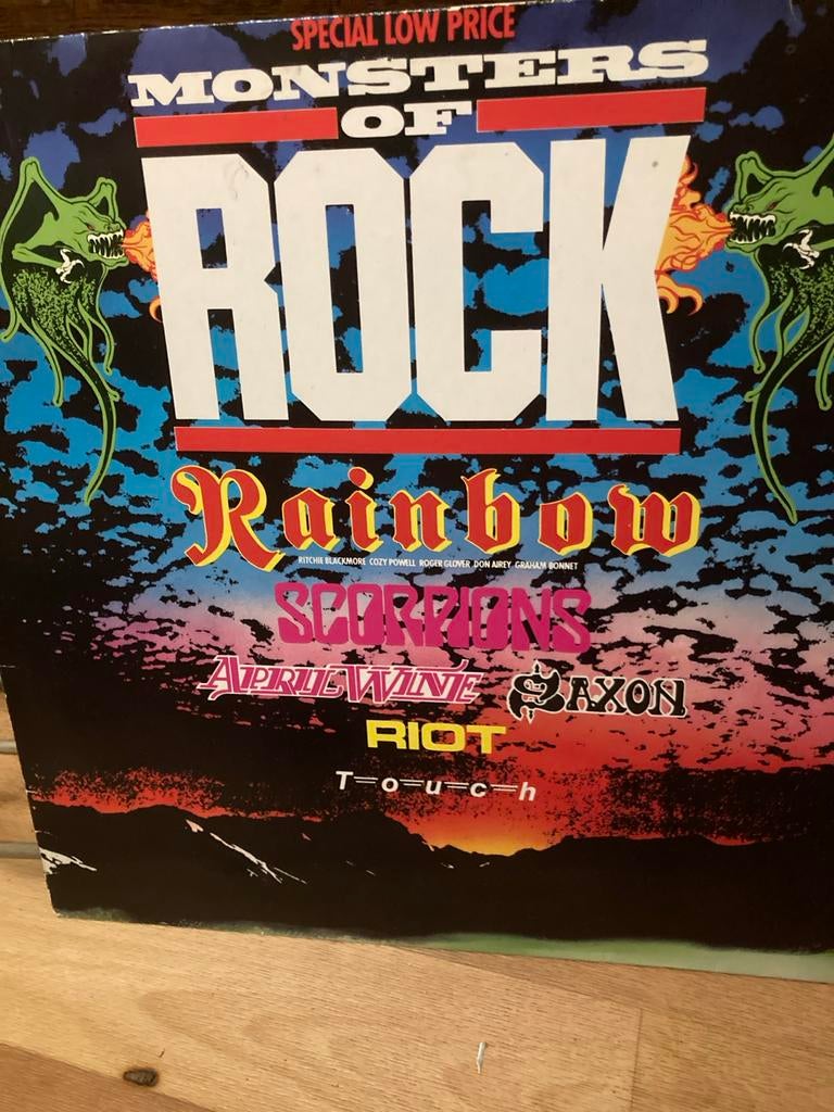 Monsters of Rock LP - Rainbow, Scorpions, Saxon, Cd's en Dvd's, Vinyl | Rock, Ophalen of Verzenden, Gebruikt, 12 inch, Rock-'n-Roll