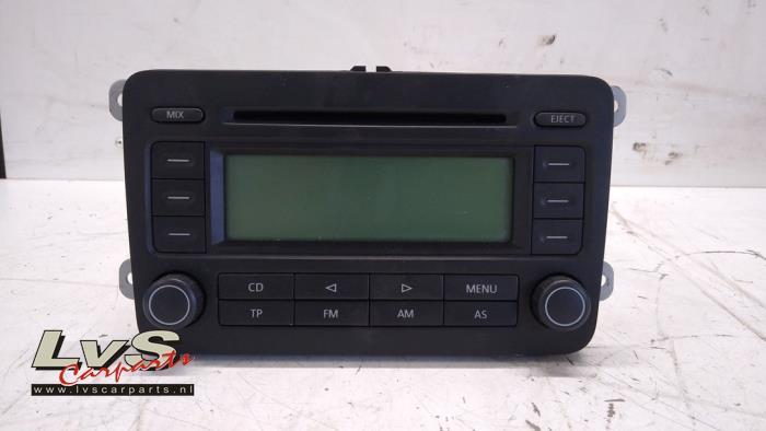 Radio CD Speler van een Volkswagen Golf, Ophalen of Verzenden, 3 maanden garantie, Gebruikt, Volkswagen