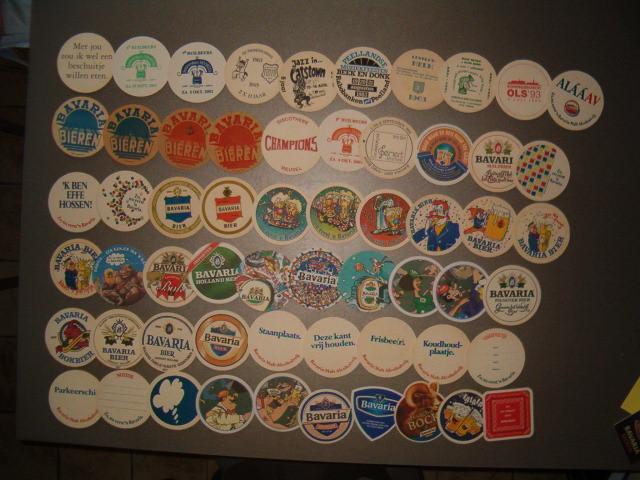 *Verzameling 60 bierviltjes Bavaria, Verzamelen, Biermerken, Ophalen of Verzenden, Gebruikt, Viltje(s), Bavaria