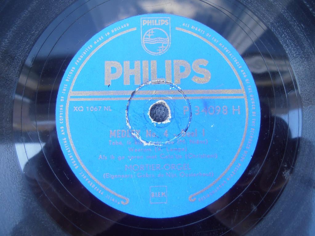 gevraagd mortierorgel 78 toeren op Philips PH 8098 etc., Gebruikt, 10 inch, Overige genres, Overige typen