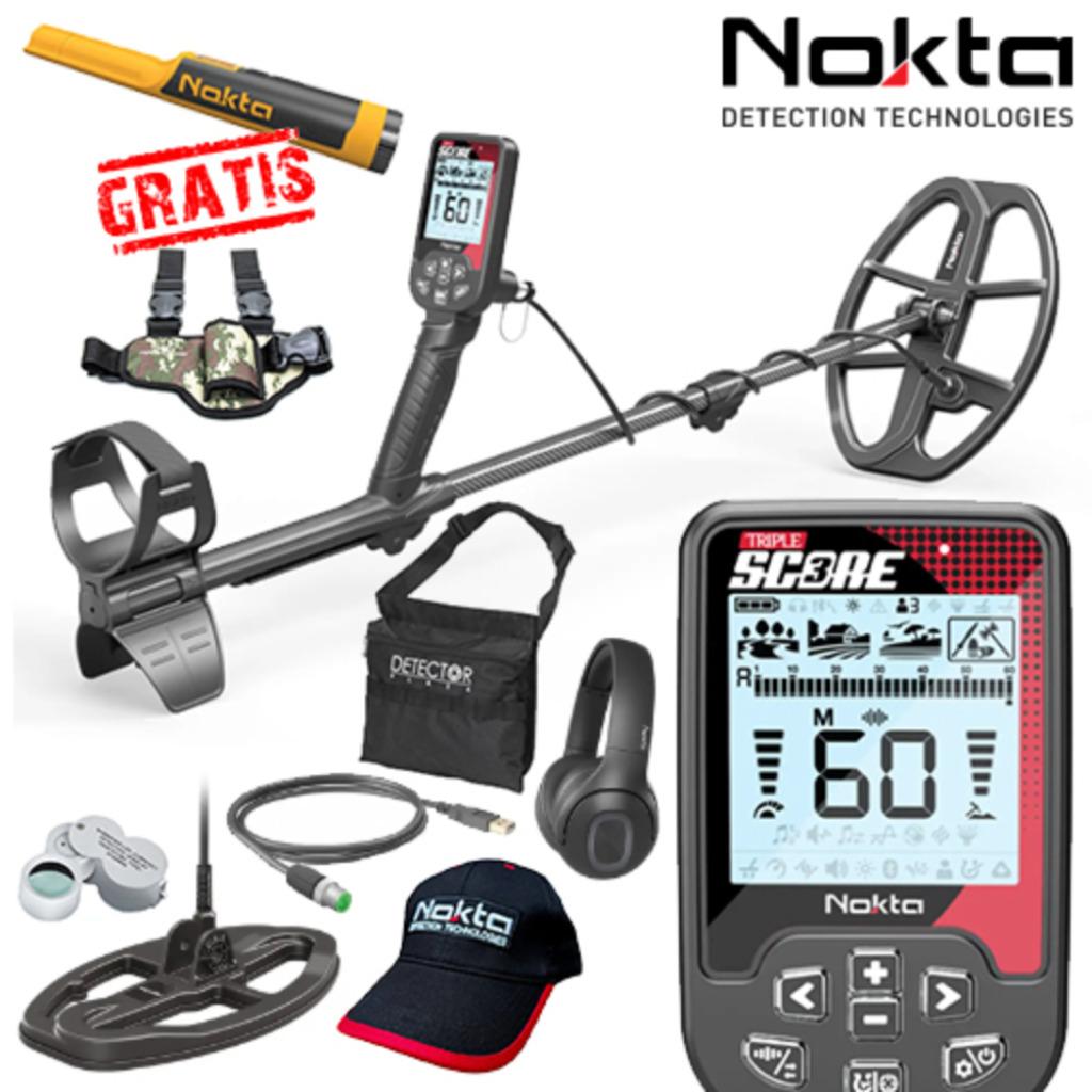 DETECTOR PLAZA: Nokta Triple Score Pro Pack GRATIS Accs €200, Hobby en Vrije tijd, Metaaldetectors, Overige merken, Meer dan 30 cm