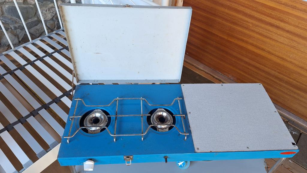 Campingkeuken, 2 gaspitten, Ophalen, Gebruikt